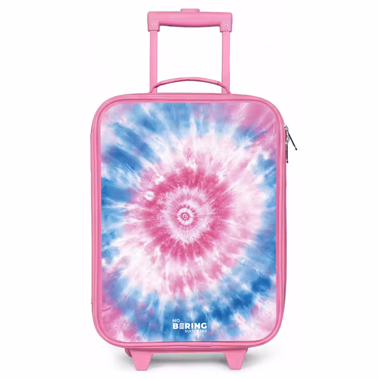 Kinderkoffer Rosa - Krawattenfärbung - Abstrakt - Blau - Rosa — 1