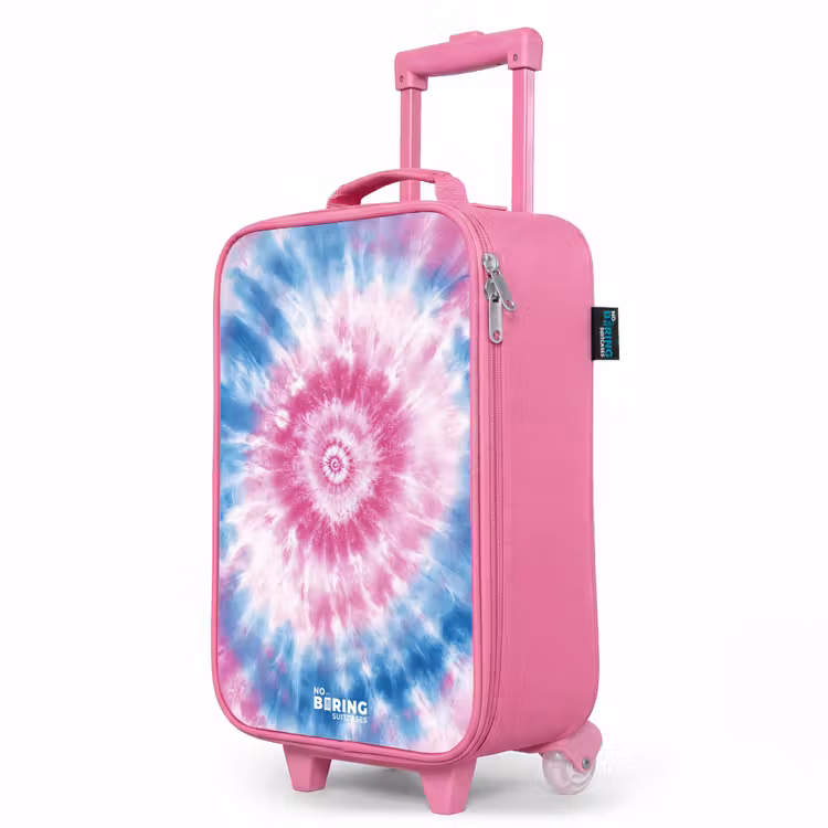 Kinderkoffer Rosa - Krawattenfärbung - Abstrakt - Blau - Rosa — 8