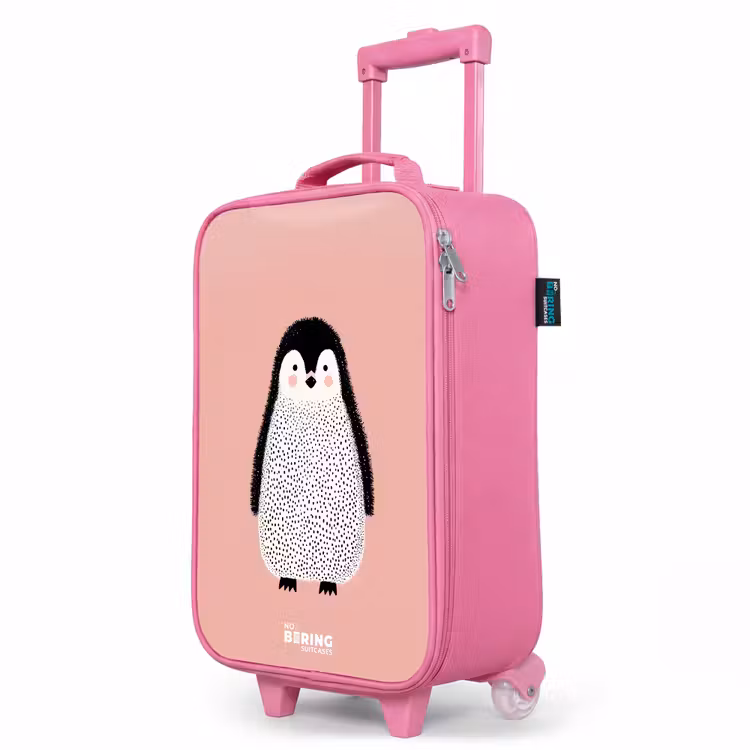Kinderkoffer Rosa - Pinguin - Punkte - Rosa - Minimalistisch — 8