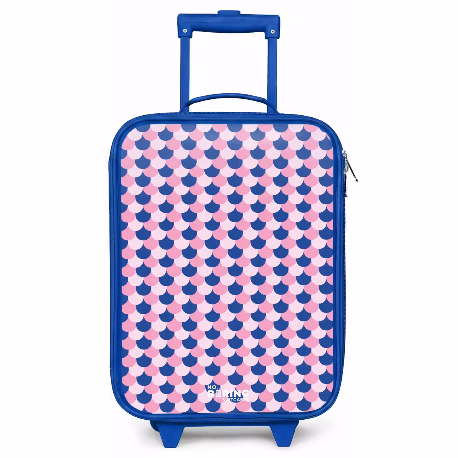 Kinderkoffer Blau - Skalen - Muster - Blau - Rosa — 1