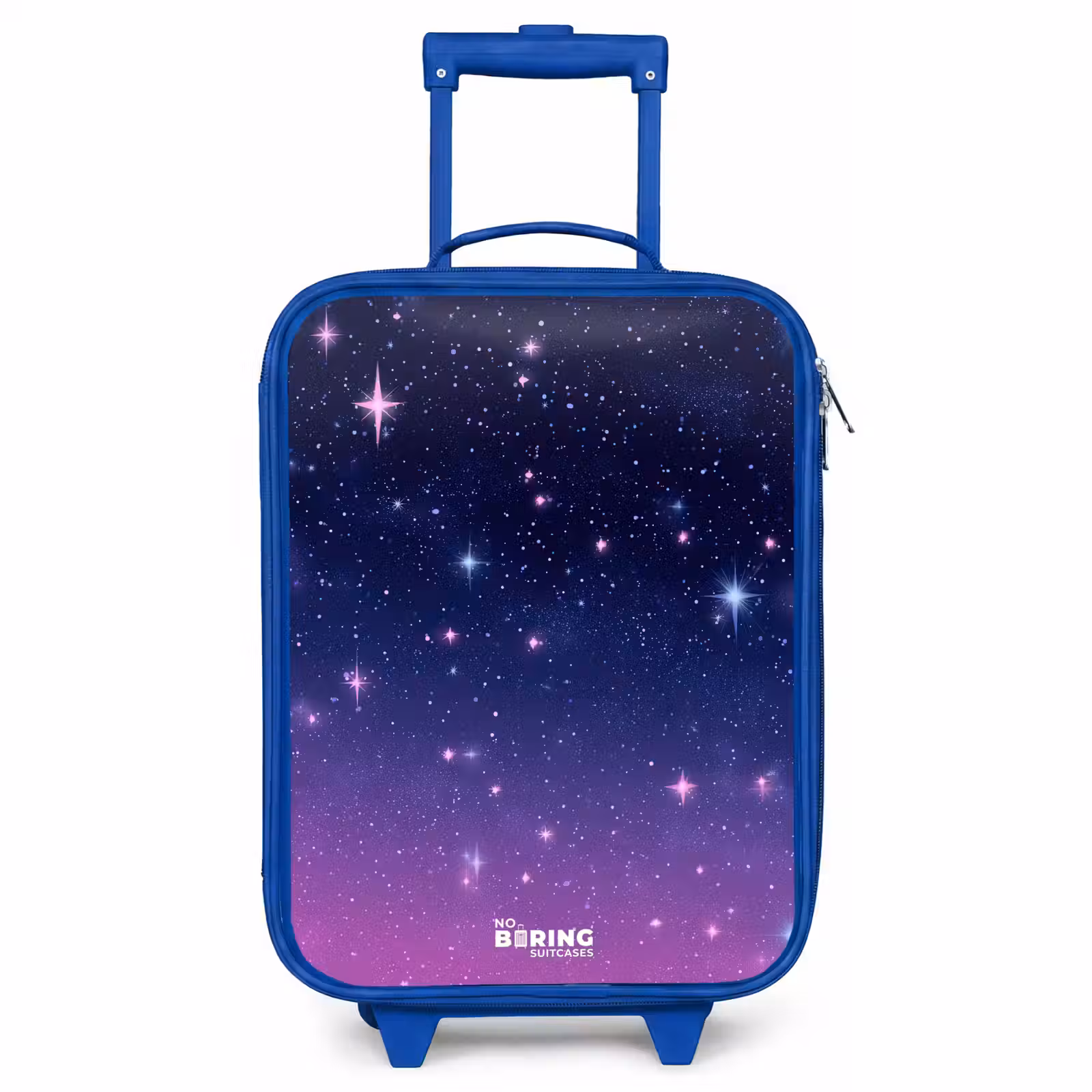 Kinderkoffer Blau - Sterne - Galaxie - Blau - Rosa — 1
