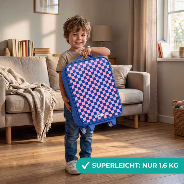 Kinderkoffer Blau - Blöcke - Blau - Rosa — 3