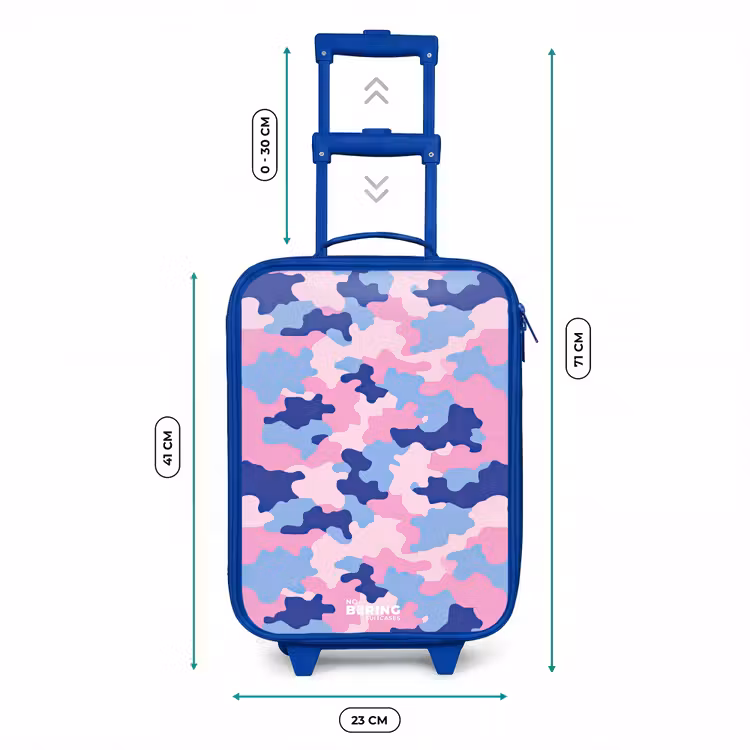 Kinderkoffer Blau - Tarnfarben - Rosa - Blau — 7