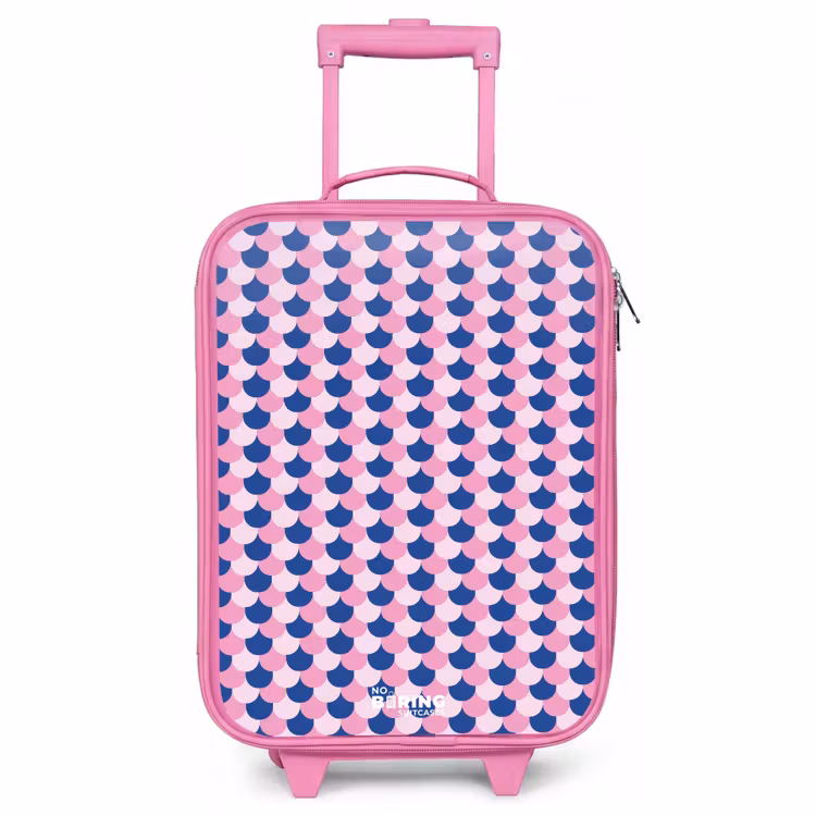 Kinderkoffer Rosa - Skalen - Muster - Blau - Rosa — 1