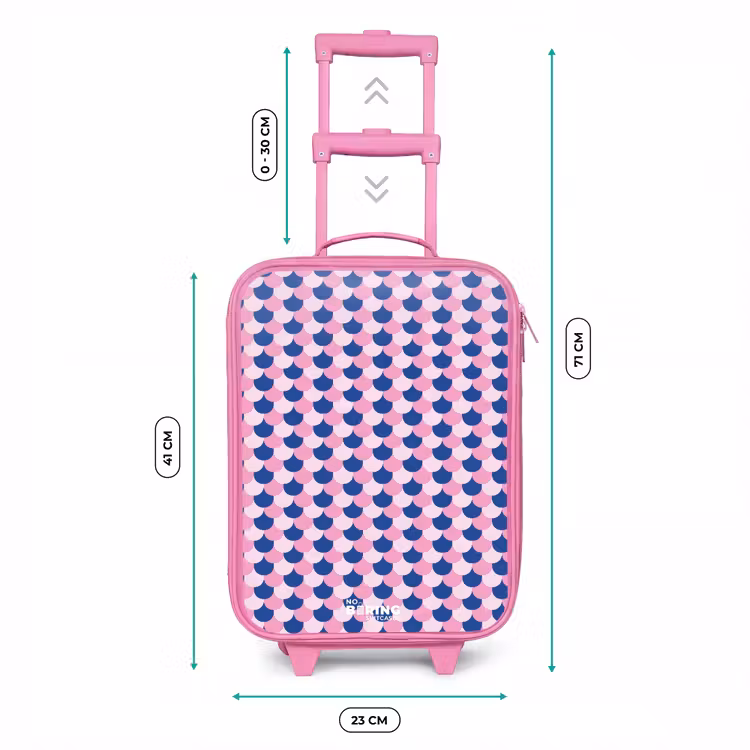Kinderkoffer Rosa - Skalen - Muster - Blau - Rosa — 7