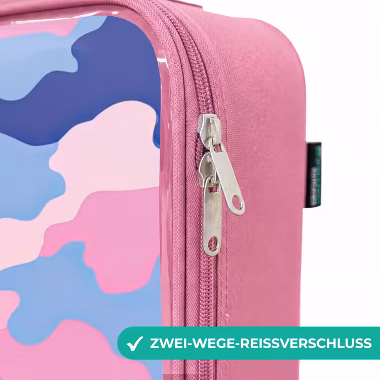 Kinderkoffer Rosa - Tarnfarben - Rosa - Blau — 5