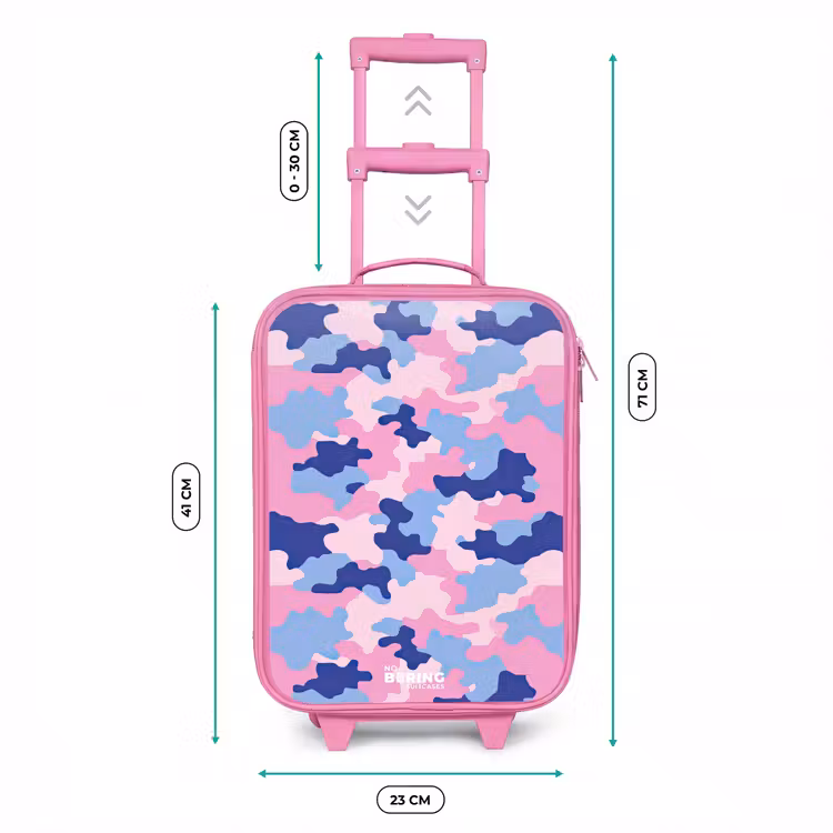 Kinderkoffer Rosa - Tarnfarben - Rosa - Blau — 7