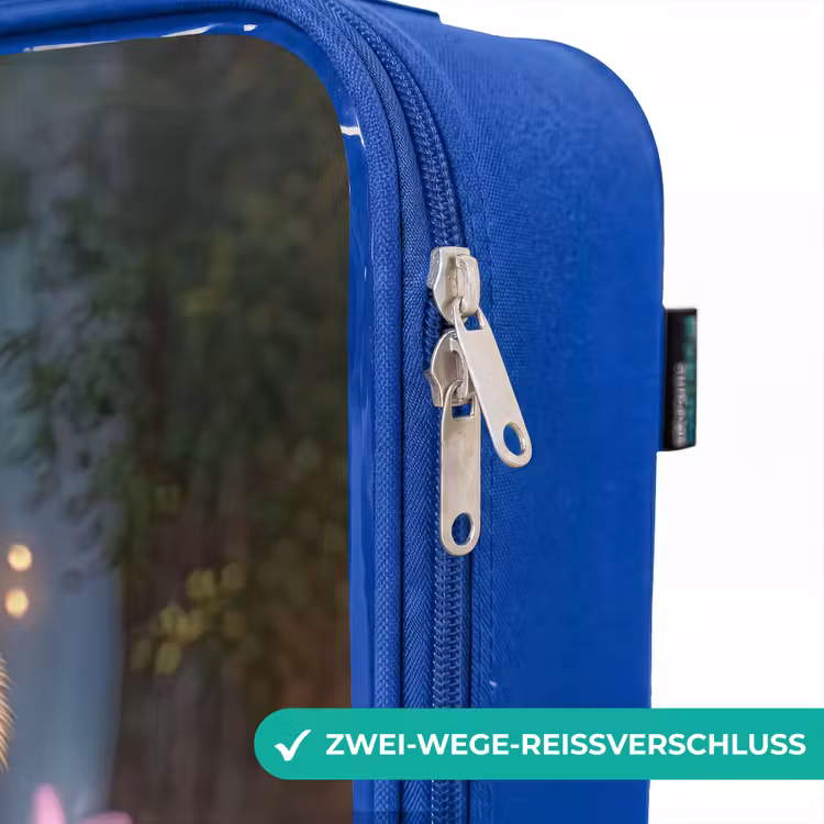 Kinderkoffer Blau - Bär - Schmetterlinge - Wald - Fee — 5