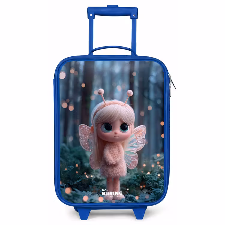 Kinderkoffer Blau - Fee - Wald - Glitzer — 1