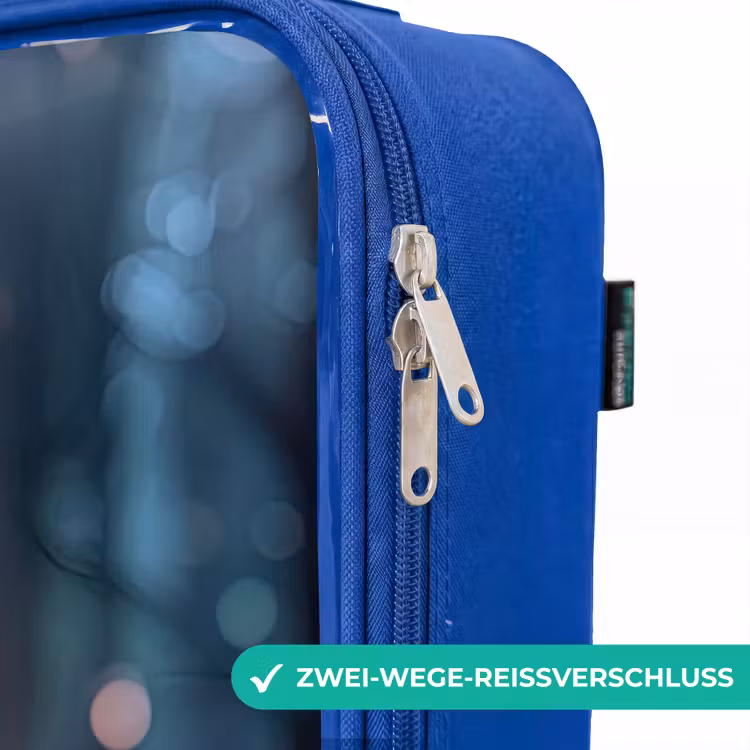 Kinderkoffer Blau - Fee - Wald - Glitzer — 5