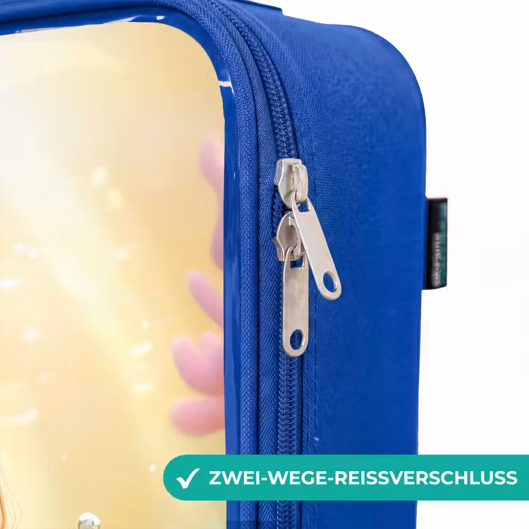 Kinderkoffer Blau - Meerjungfrau - Fisch - Koralle — 5