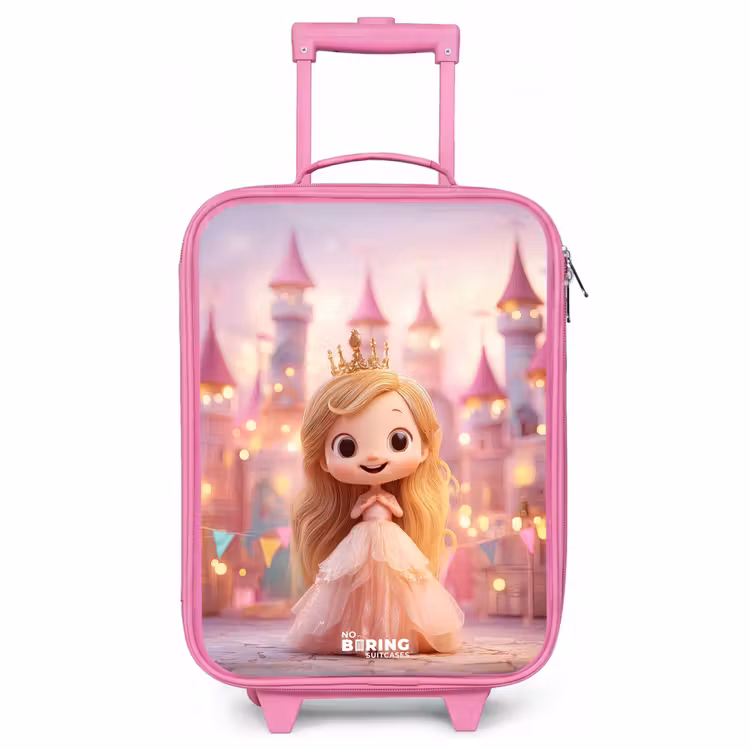 Kinderkoffer Rosa - Prinzessin - Rosa - Schloss — 1