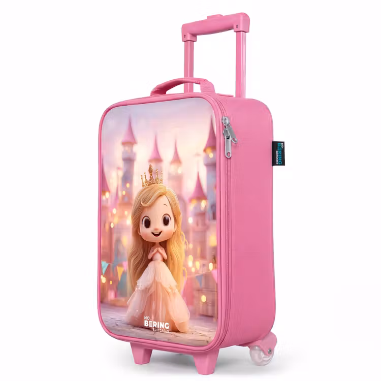 Kinderkoffer Rosa - Prinzessin - Rosa - Schloss — 8