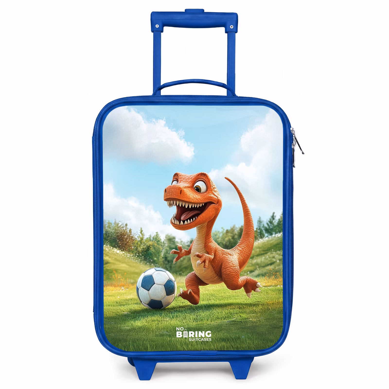 Kinderkoffer Blau - Fußball - Dino - Sport — 1