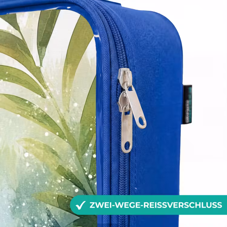 Kinderkoffer Blau - Dino - Schildkröte - Dschungel — 5