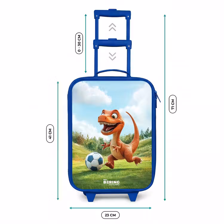 Kinderkoffer Blau - Fußball - Dino - Sport — 7
