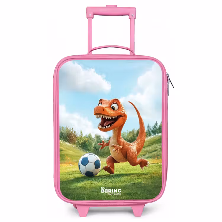 Kinderkoffer Rosa - Fußball - Dino - Sport — 1