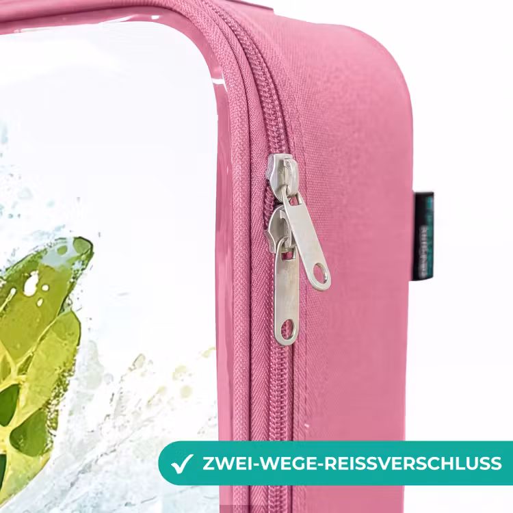 Kinderkoffer Rosa - Schildkröte - Wasser - Grün — 5