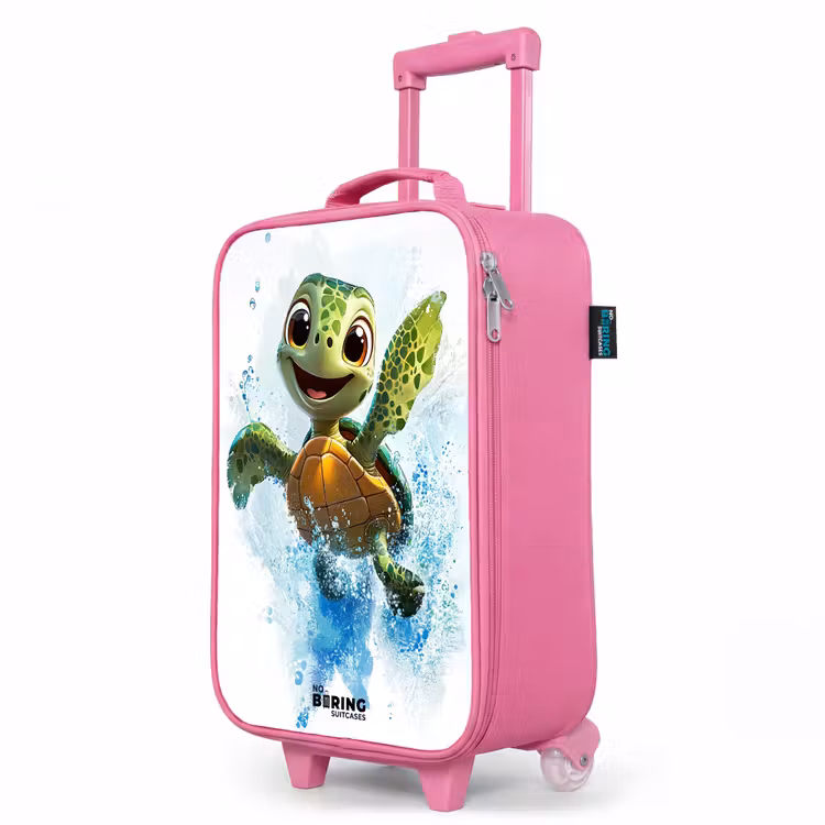 Kinderkoffer Rosa - Schildkröte - Wasser - Grün — 8