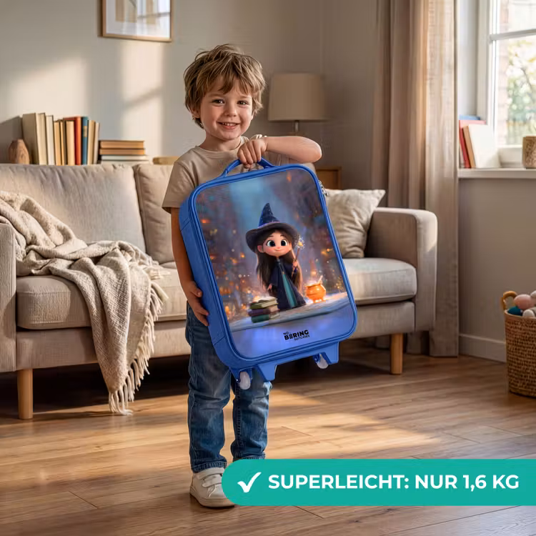 Kinderkoffer Blau - Kleine Zauberin in der Bibliothek — 3