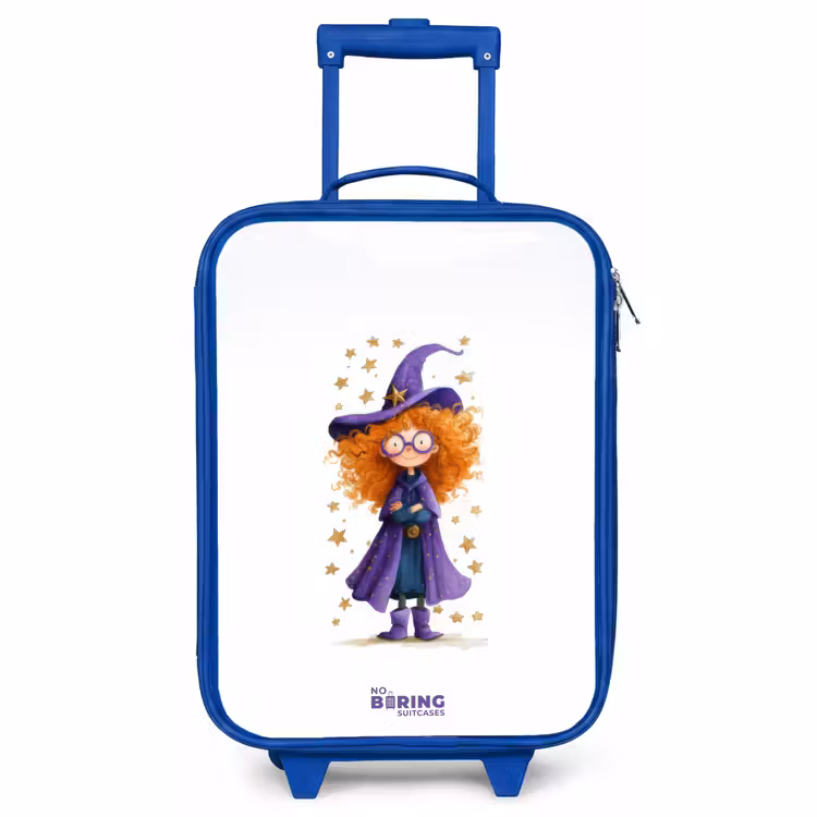 Kinderkoffer Blau - Sternenzauber mit Locken — 1