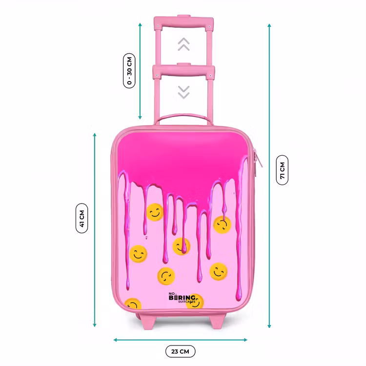 Kinderkoffer Rosa - Farbe - Smiley - Rosa — 7