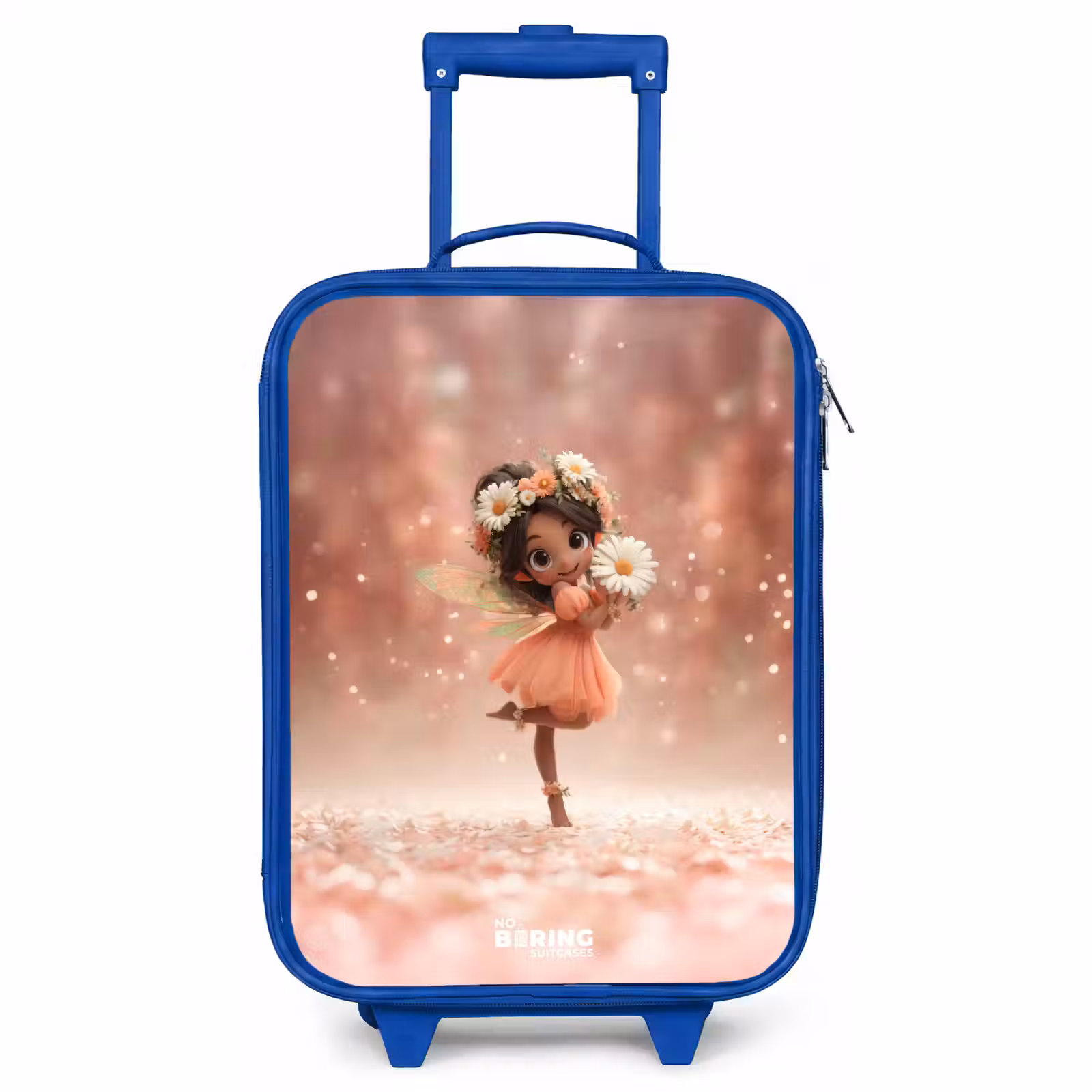 Kinderkoffer Blau - Fee mit Gänseblümchen — 1