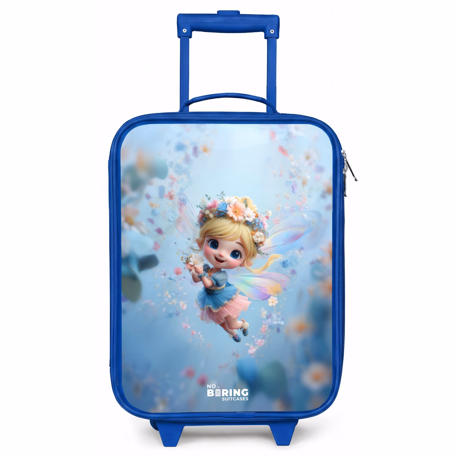 Kinderkoffer Blau - Schmetterling Fee in Flower Air — 1