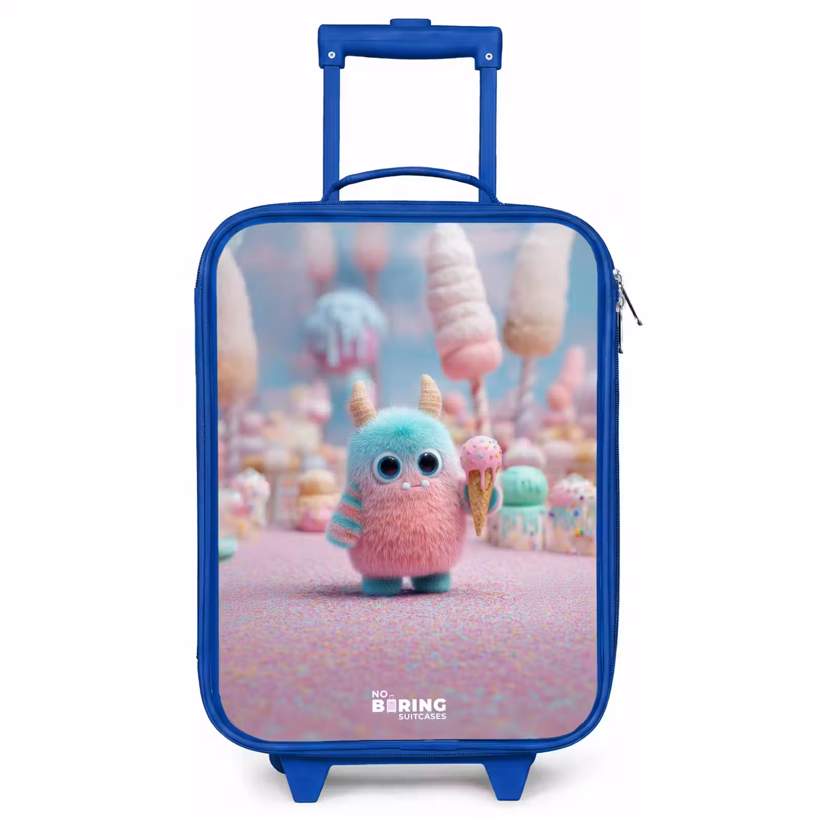 Kinderkoffer Blau - Süßes Monster Süßigkeiten Abenteuer — 1