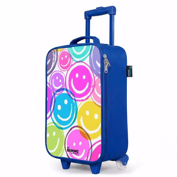 Kinderkoffer Blau - Bunte Lächel-Explosion — 8
