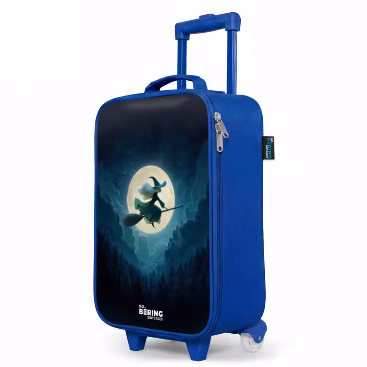 Kinderkoffer Blau - Hexe im Mondscheinflug — 8