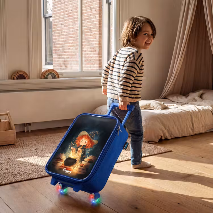 Kinderkoffer Blau - Hexe mit funkelndem Trank — 2