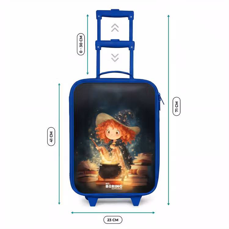 Kinderkoffer Blau - Hexe mit funkelndem Trank — 7