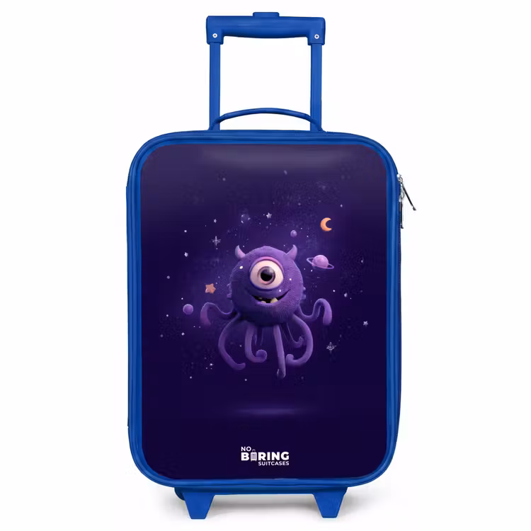 Kinderkoffer Blau - Kosmisches Tentakelmonster — 1