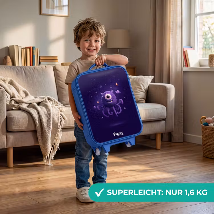 Kinderkoffer Blau - Kosmisches Tentakelmonster — 3