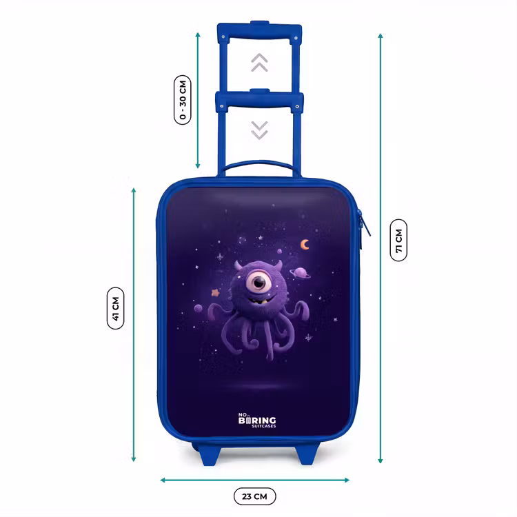 Kinderkoffer Blau - Kosmisches Tentakelmonster — 7