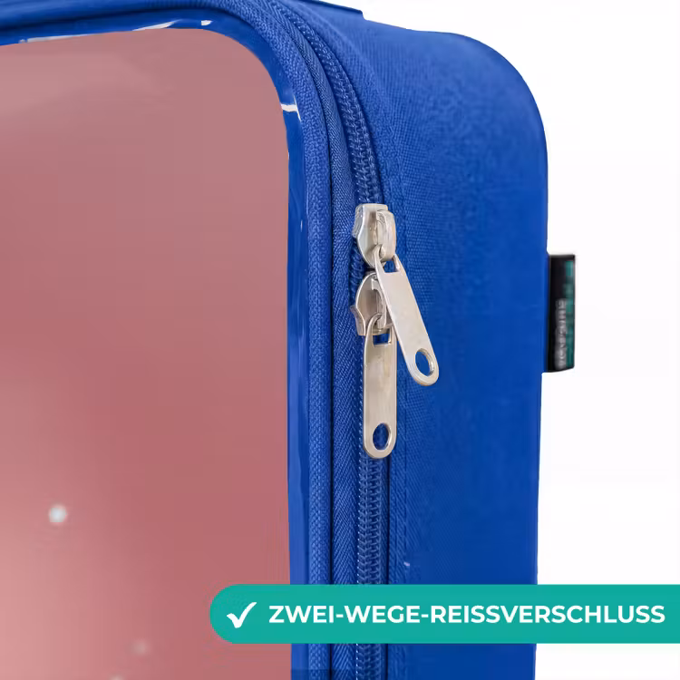 Kinderkoffer Blau - Mondwippe mit Fluffy Weasel — 5