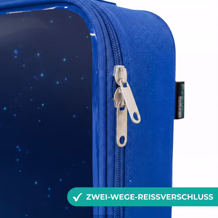 Kinderkoffer Blau - Nachtflug über den Wald — 5
