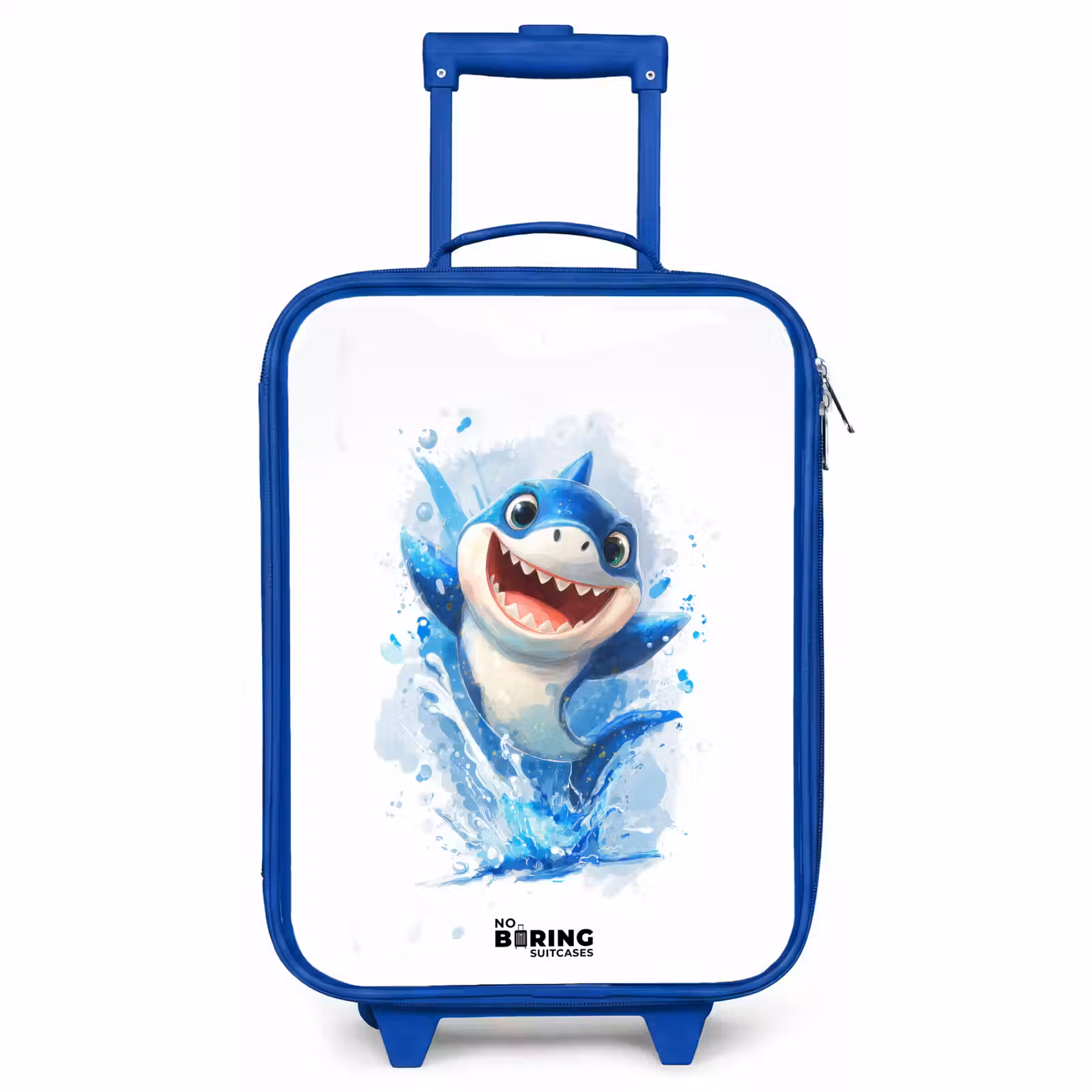 Kinderkoffer Blau - Hai - Zähne - Wasser — 1