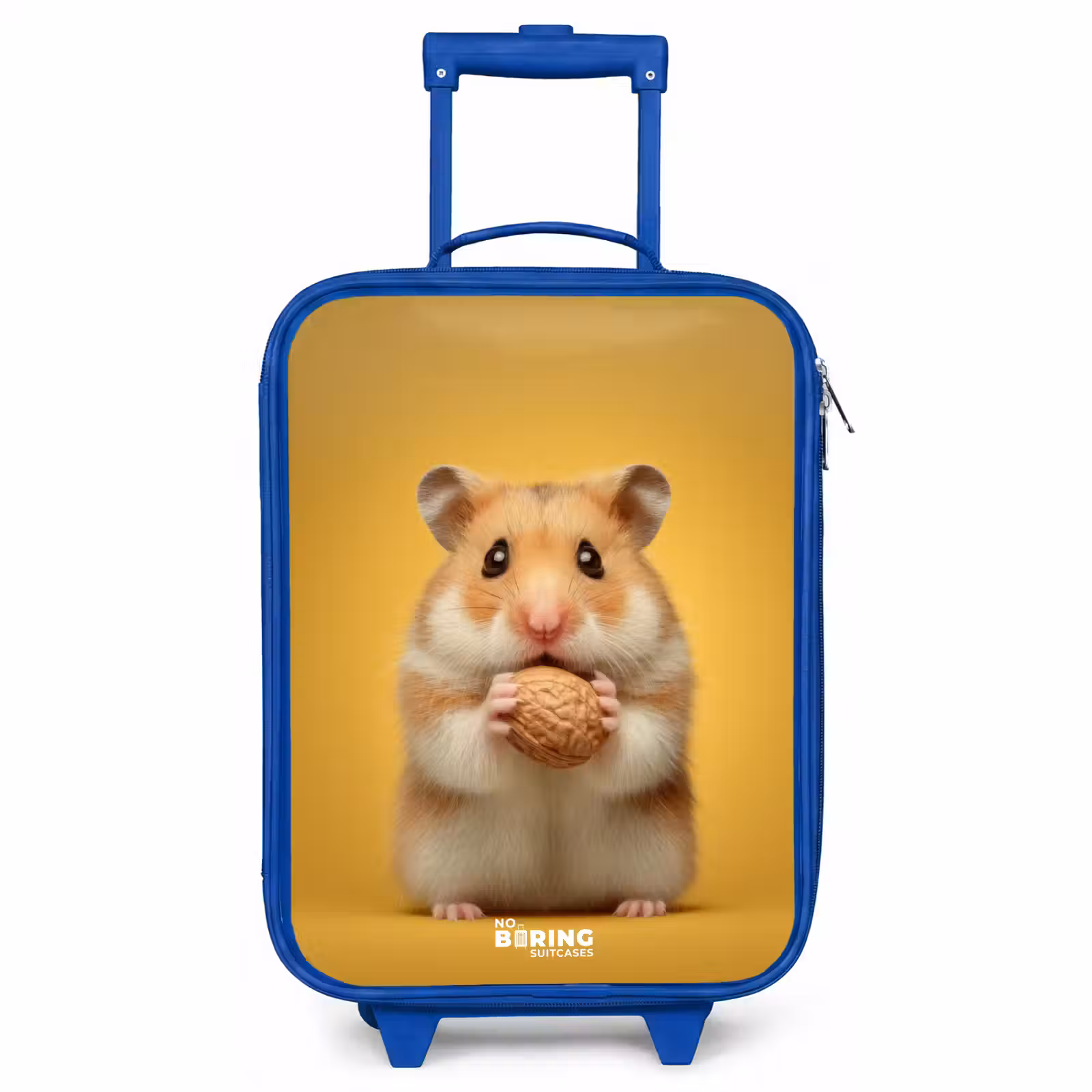 Kinderkoffer Blau - Hamster - Walnuss - Tier — 1