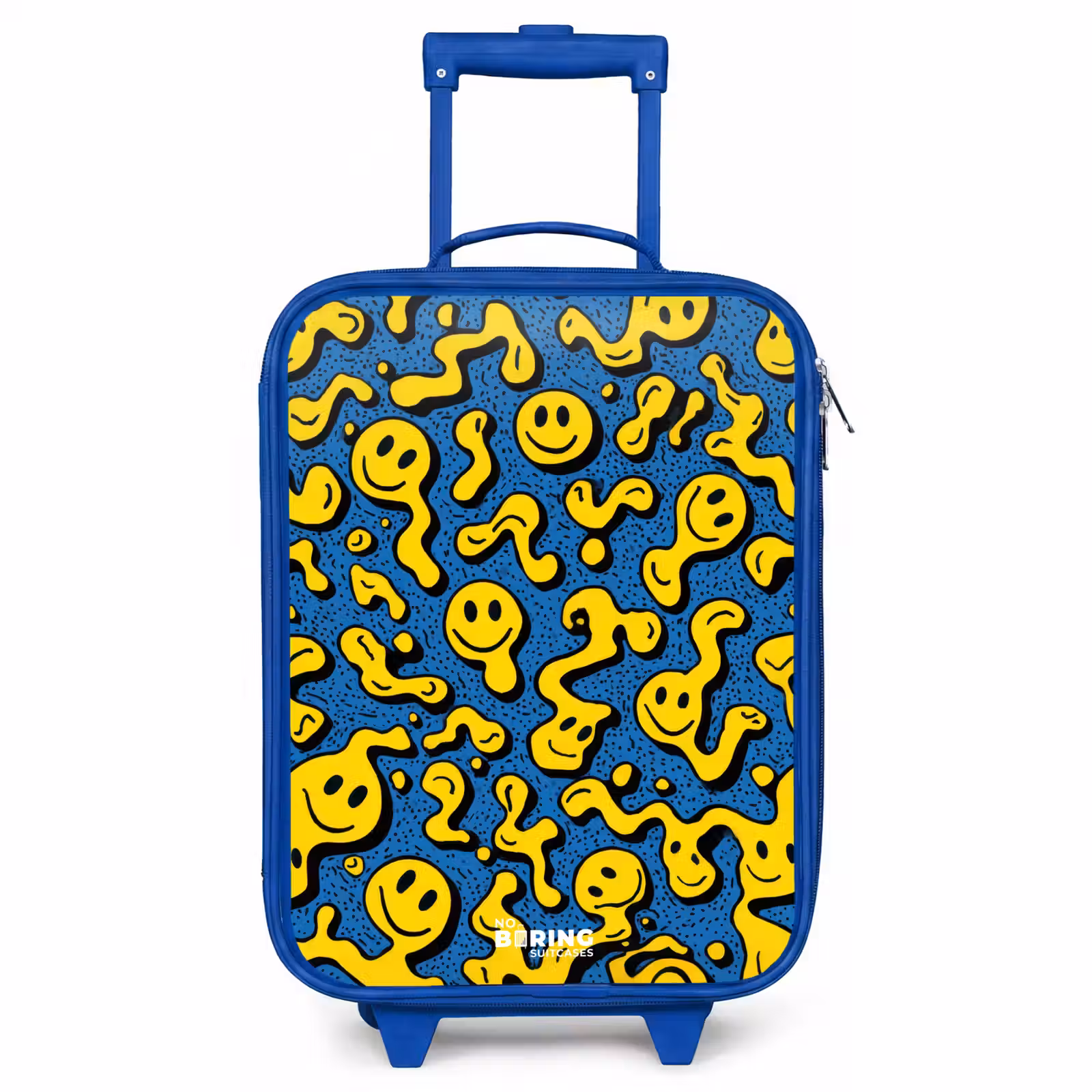 Kinderkoffer Blau - Smiley - Blau - Gelb — 1
