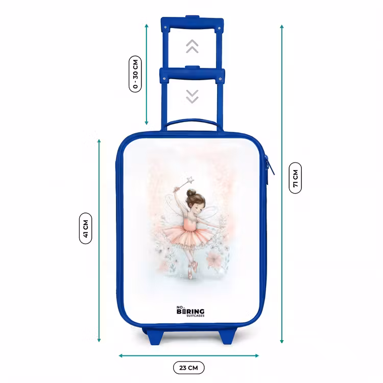 Kinderkoffer Blau - Ballerina - Elfe - Fee — 7