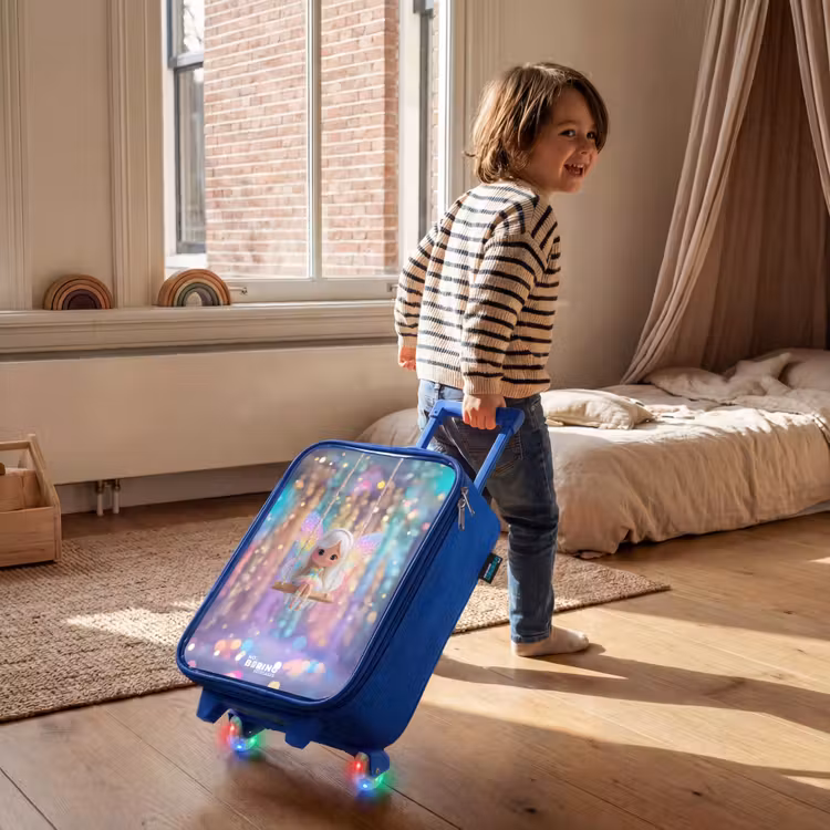 Kinderkoffer Blau - Fee - Elf - Regenbogen — 2