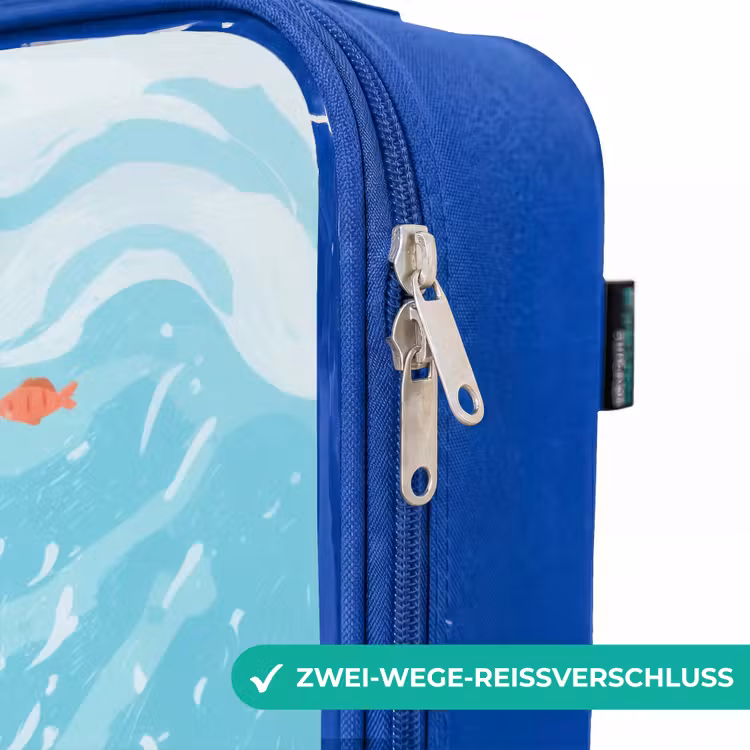 Kinderkoffer Blau - Hai - Wasser - Meer — 5