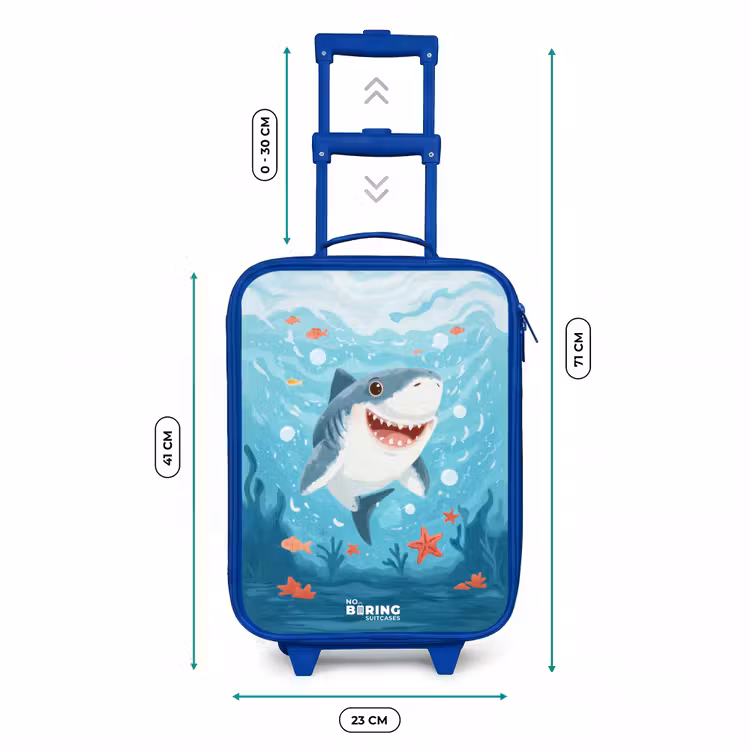 Kinderkoffer Blau - Hai - Wasser - Meer — 7