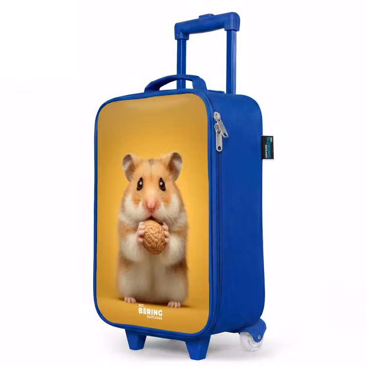 Kinderkoffer Blau - Hamster - Walnuss - Tier — 8