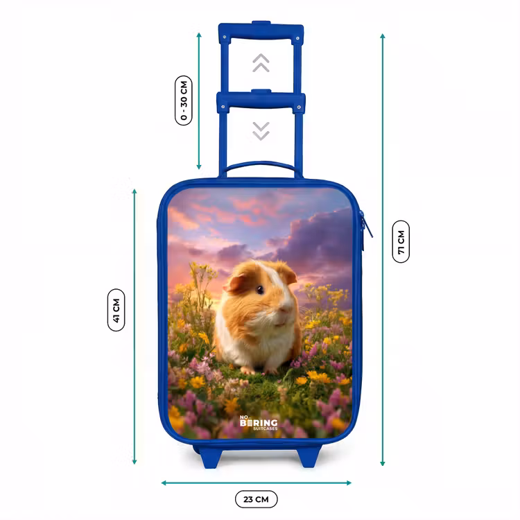 Kinderkoffer Blau - Meerschweinchen - Natur - Tier — 7