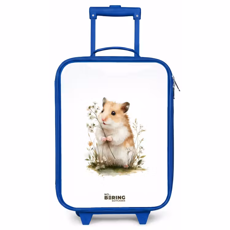 Kinderkoffer Blau - Tier - Natur - Hamster — 1
