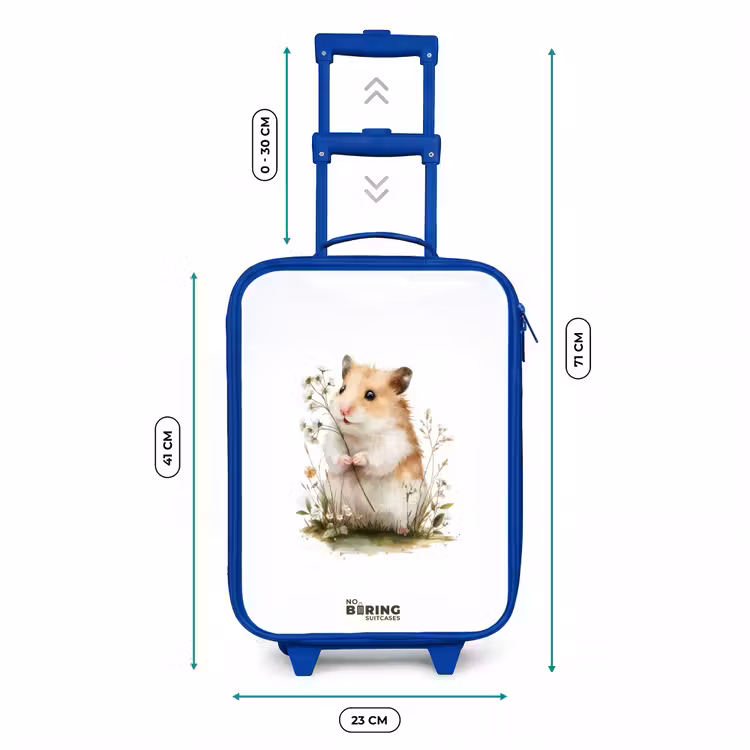 Kinderkoffer Blau - Tier - Natur - Hamster — 7