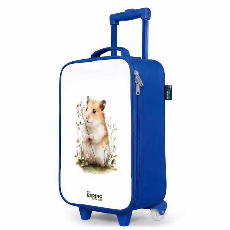 Kinderkoffer Blau - Tier - Natur - Hamster — 8